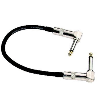 Instrumentkabel 15cm vinklet jack